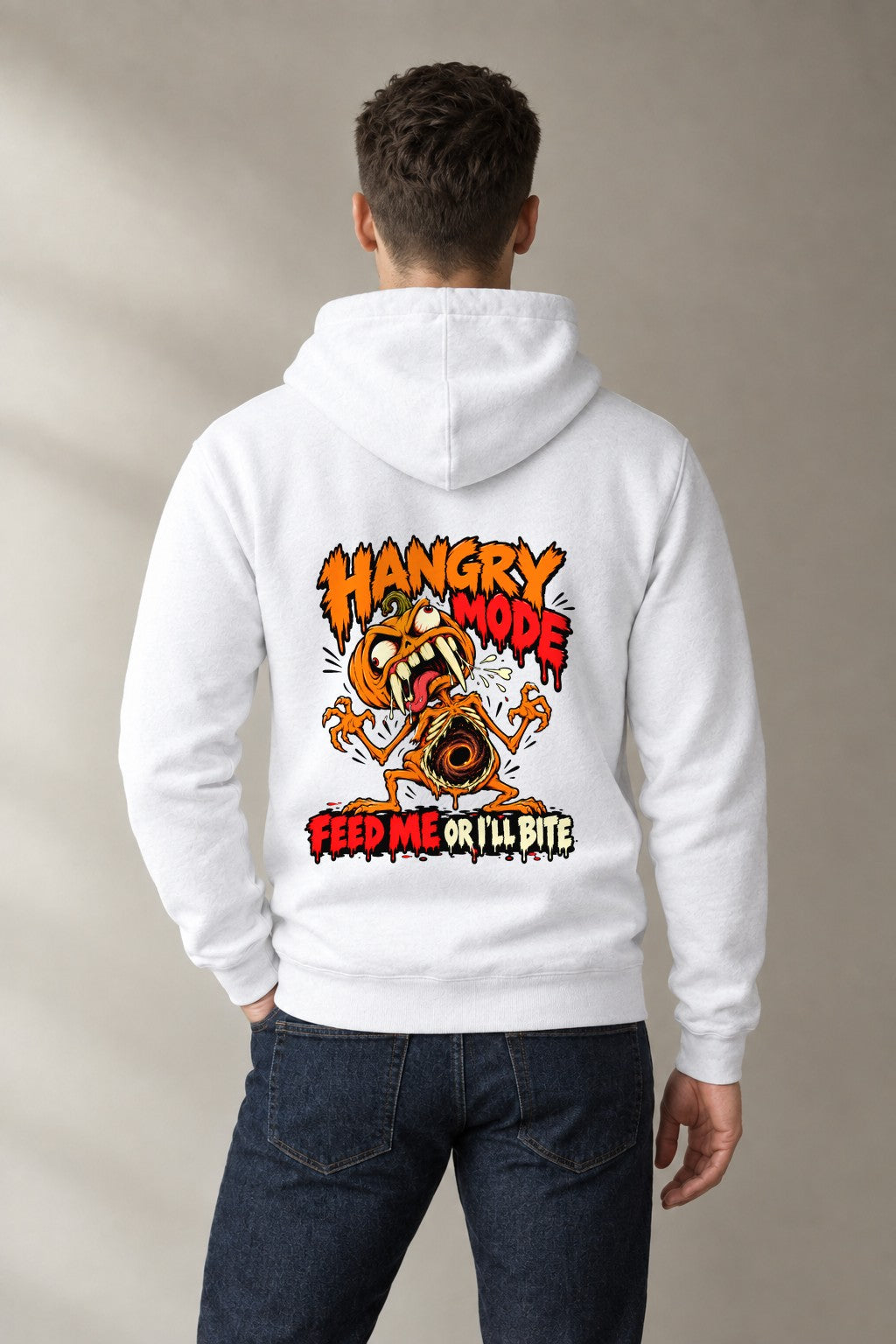 Hangry Mode Pumpkin - White