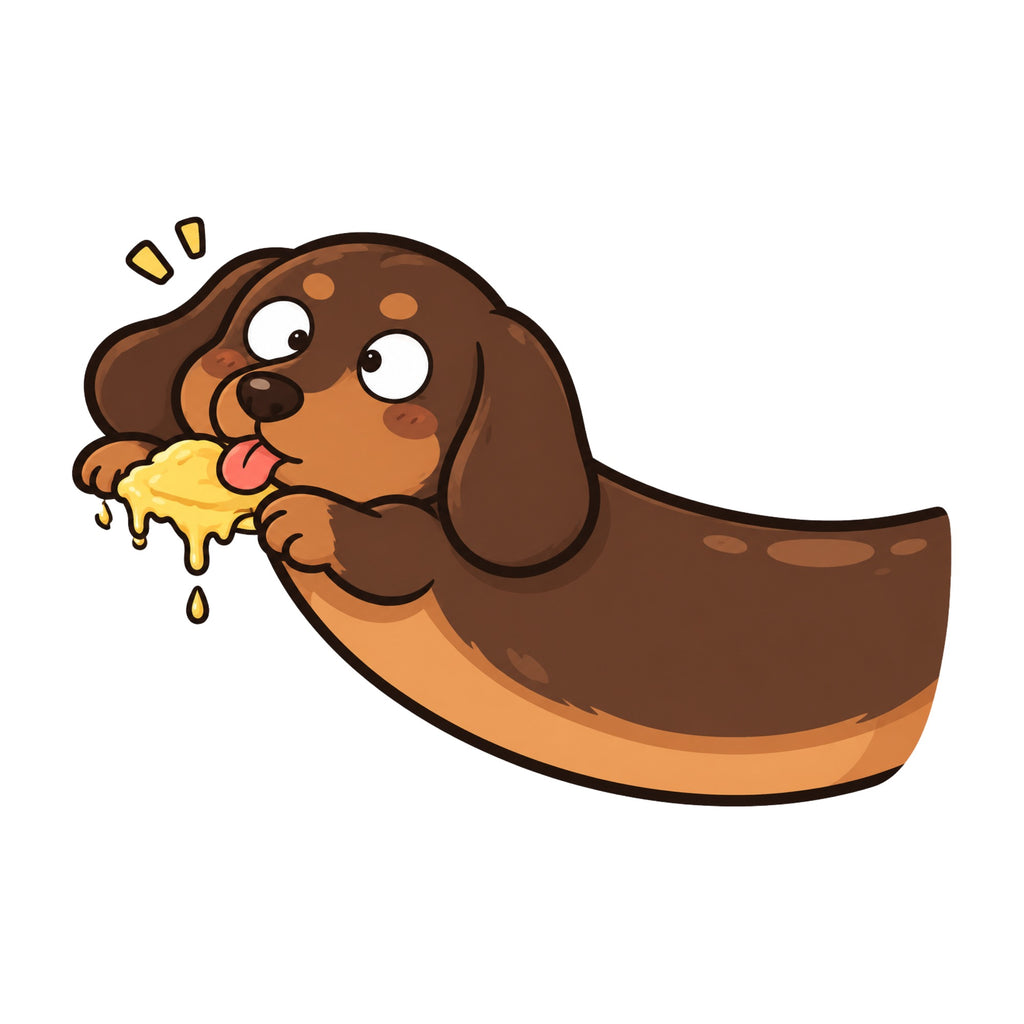 Happy Dachshund Sponge