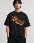 Happy Dachshund Sponge - Black