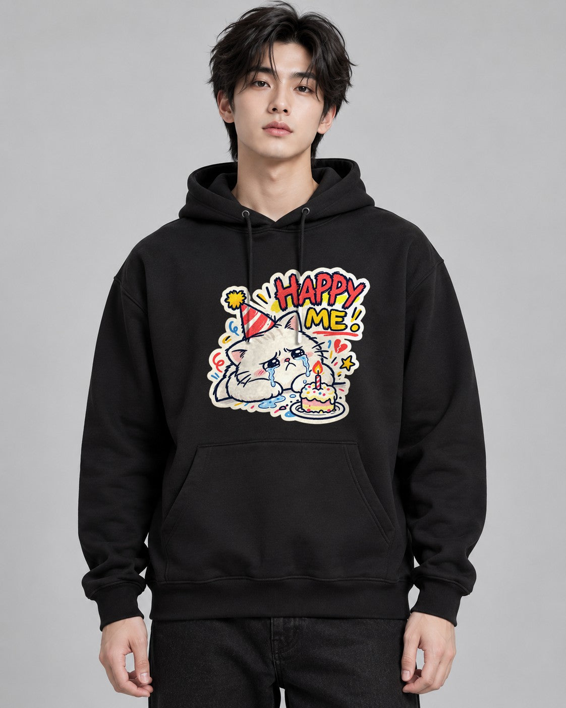 Happy Me Cat - Black