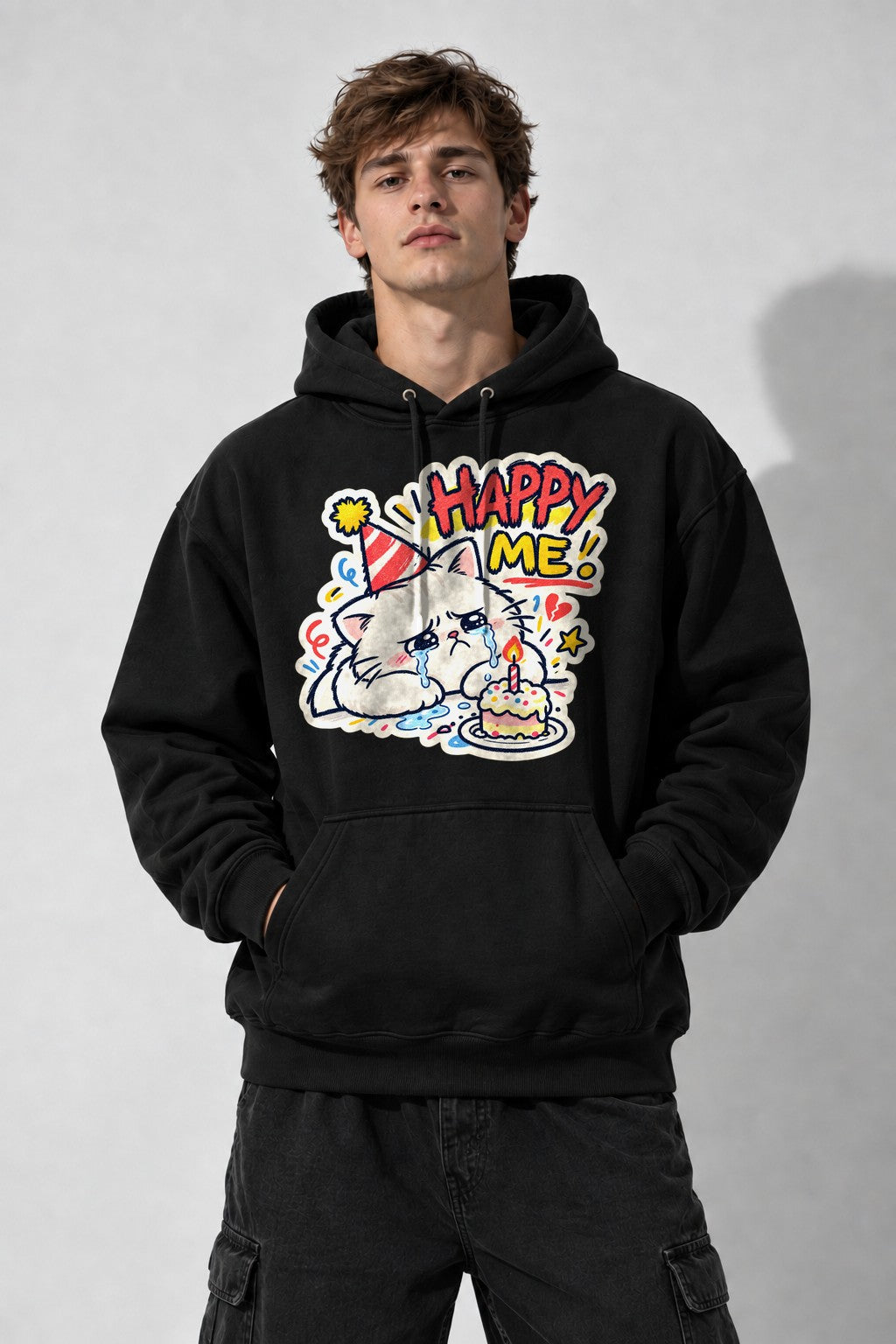 Happy Me Cat - Black