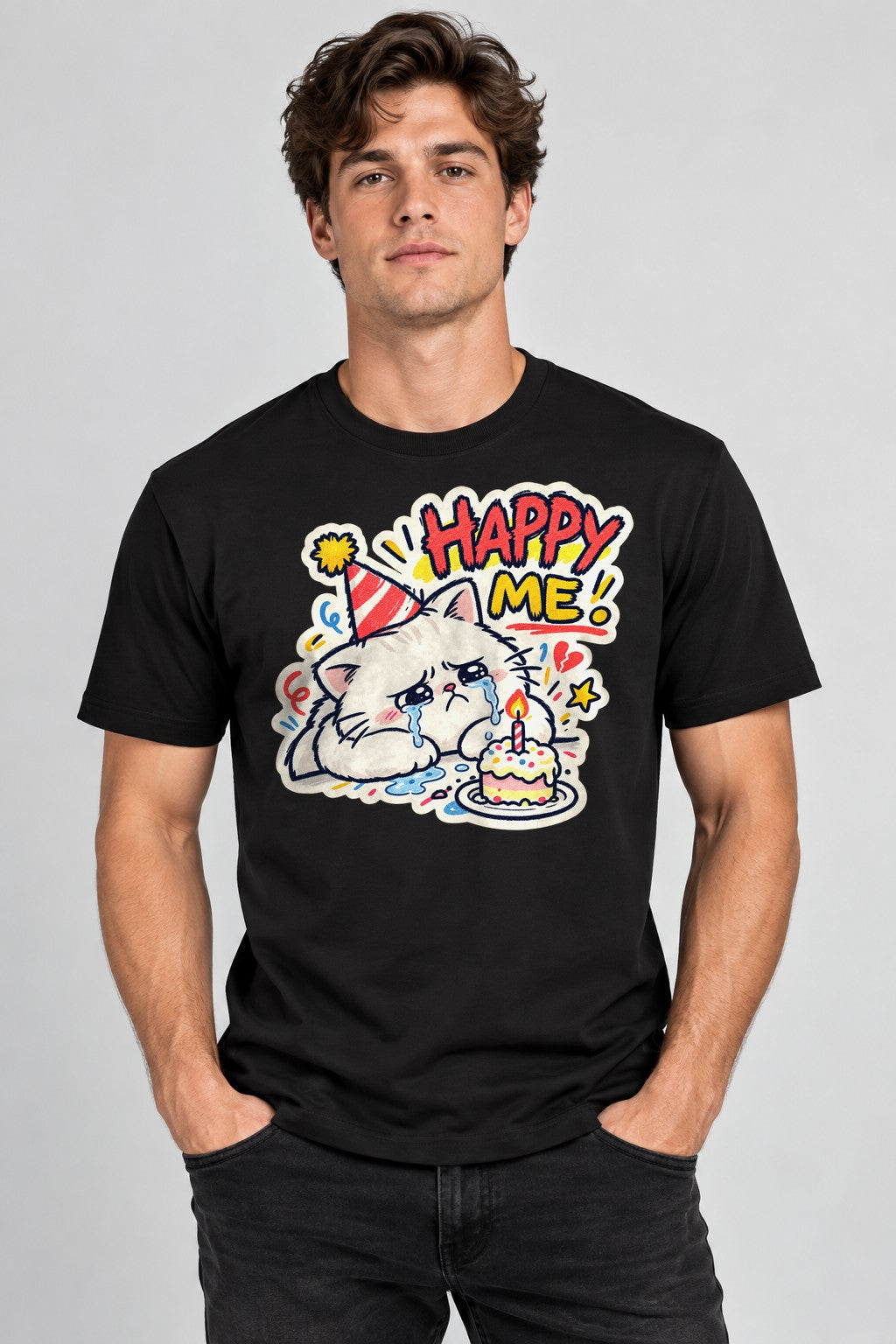 Happy Me Cat - Black