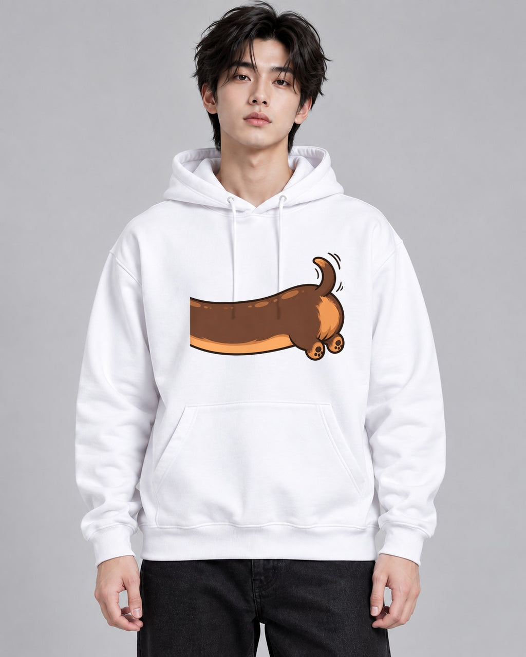 Happy Wagging Tail - White