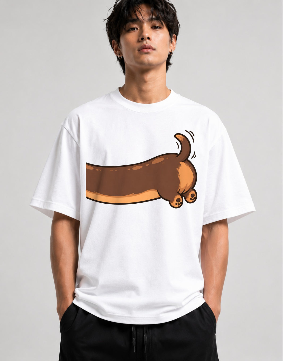 Happy Wagging Tail - White