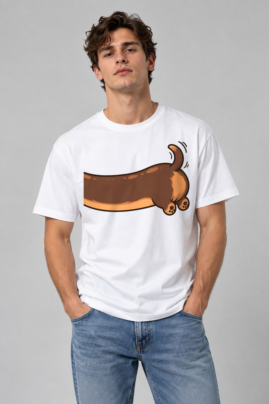 Happy Wagging Tail - White