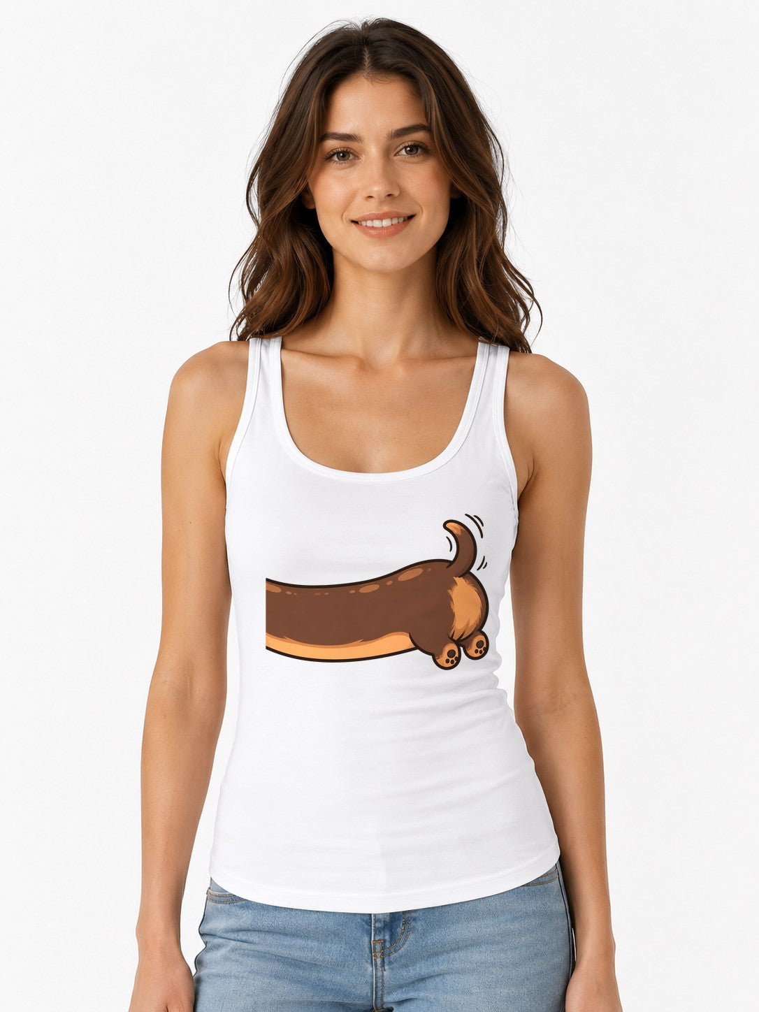 Happy Wagging Tail - White