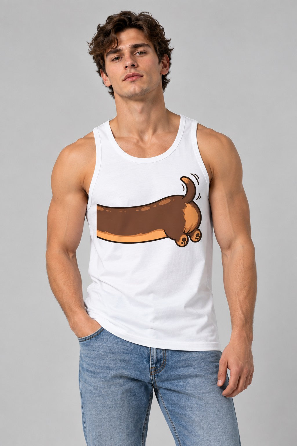 Happy Wagging Tail - White