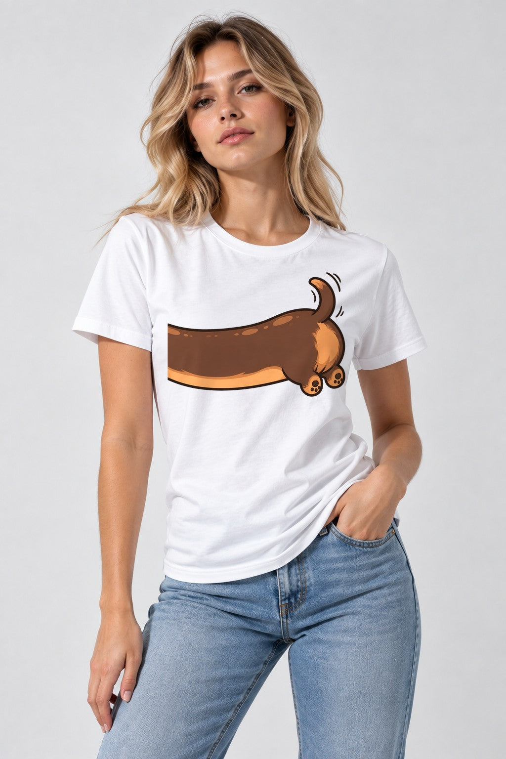 Happy Wagging Tail - White