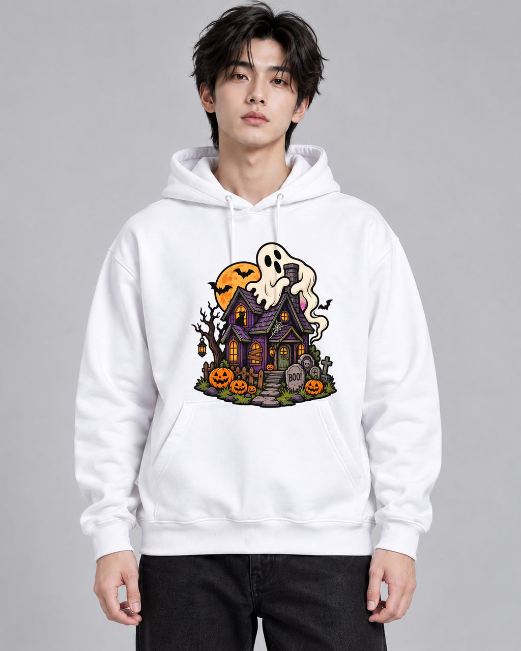 Haunted House Ghost - White