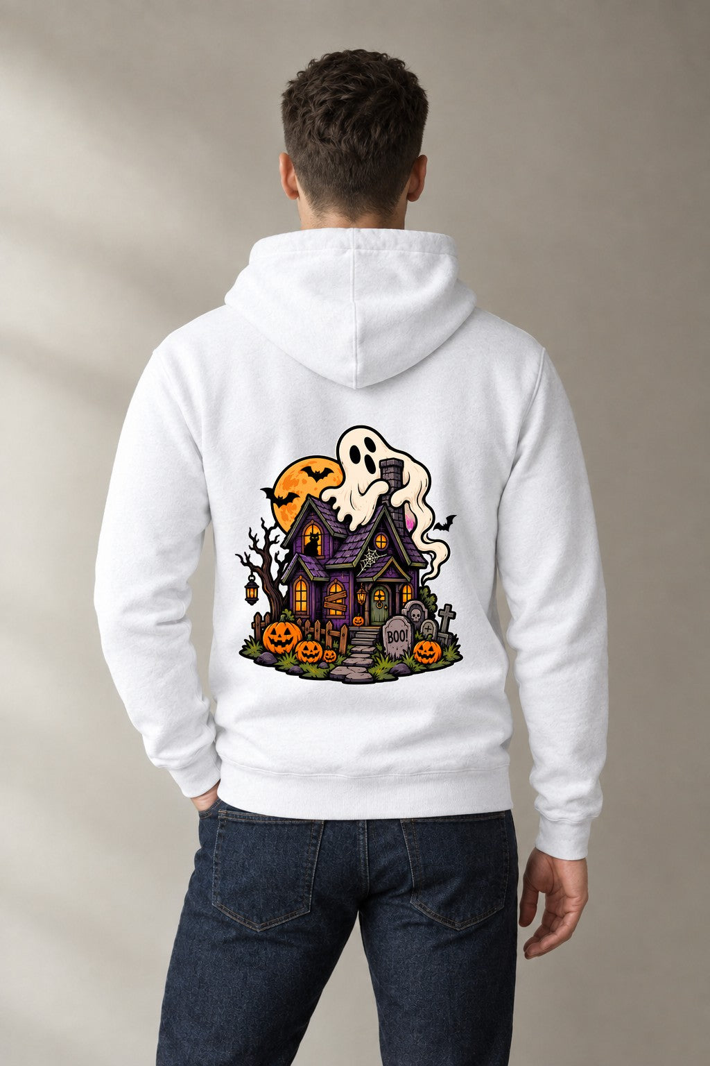 Haunted House Ghost - White
