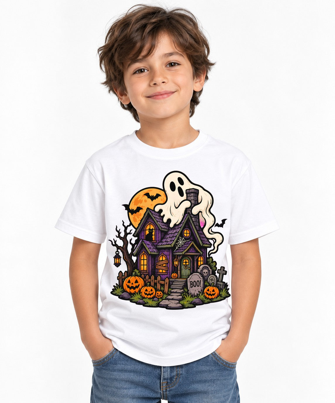 Haunted House Ghost - White