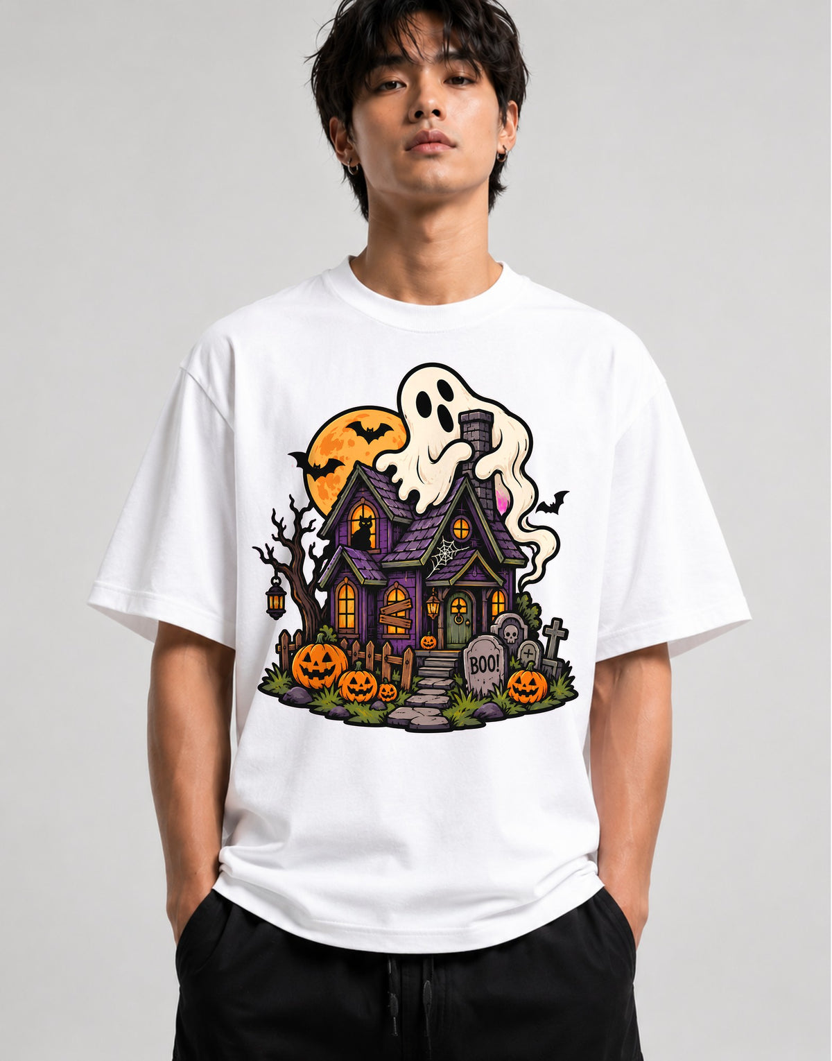 Haunted House Ghost - White