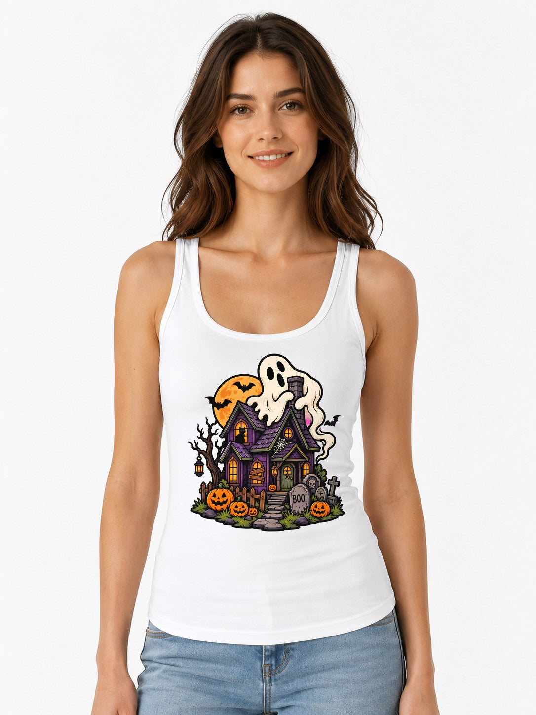 Haunted House Ghost - White