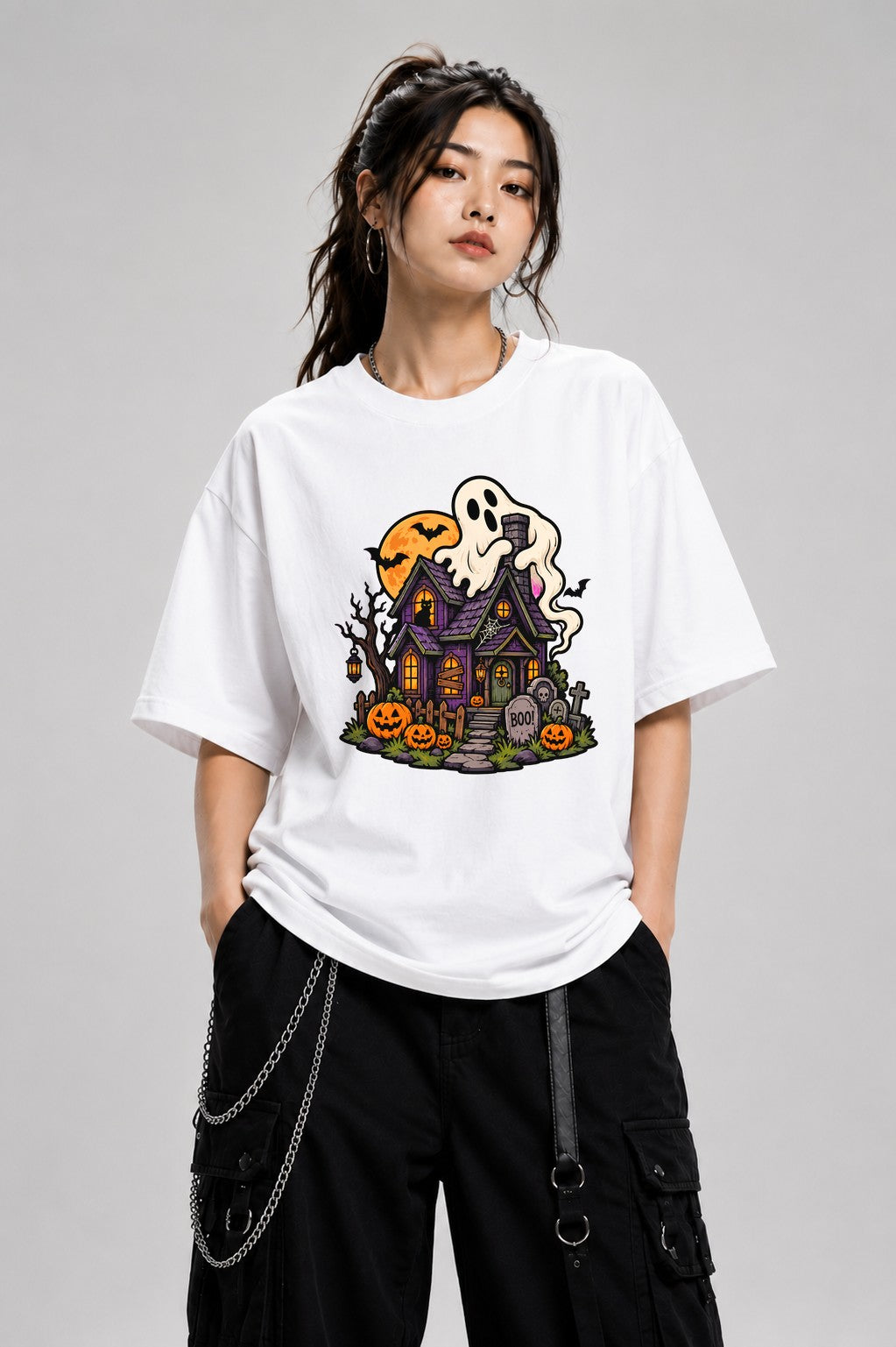 Haunted House Ghost - White