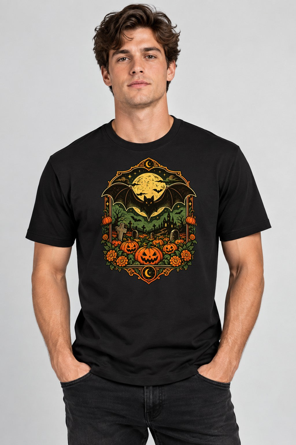 Haunted Moon Graveyard - Black