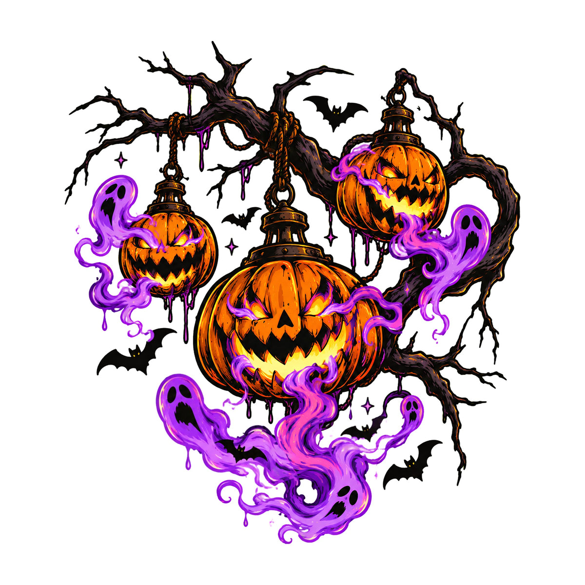 Haunted Pumpkin Lanterns