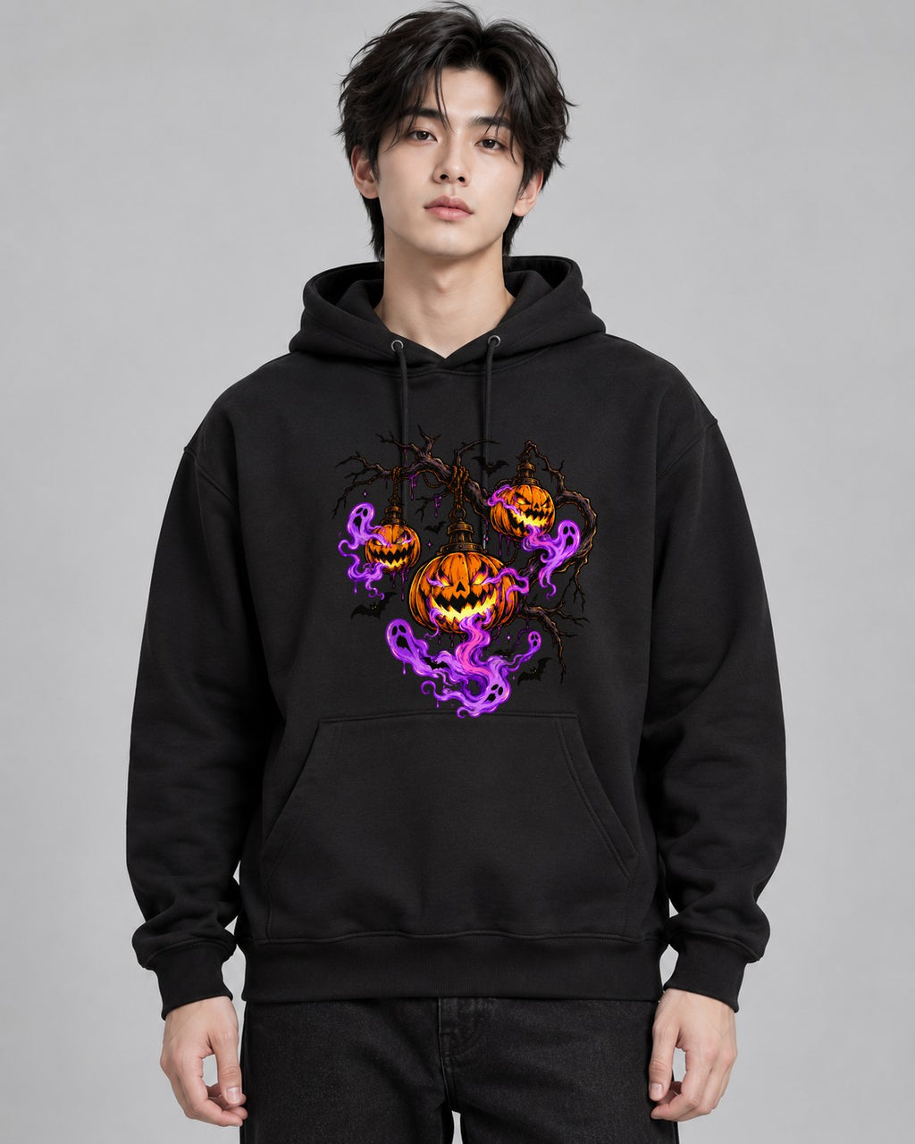 Haunted Pumpkin Lanterns - Black