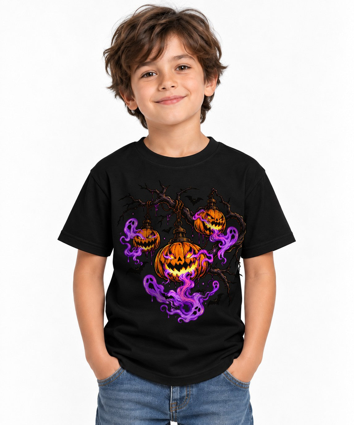 Haunted Pumpkin Lanterns - Black