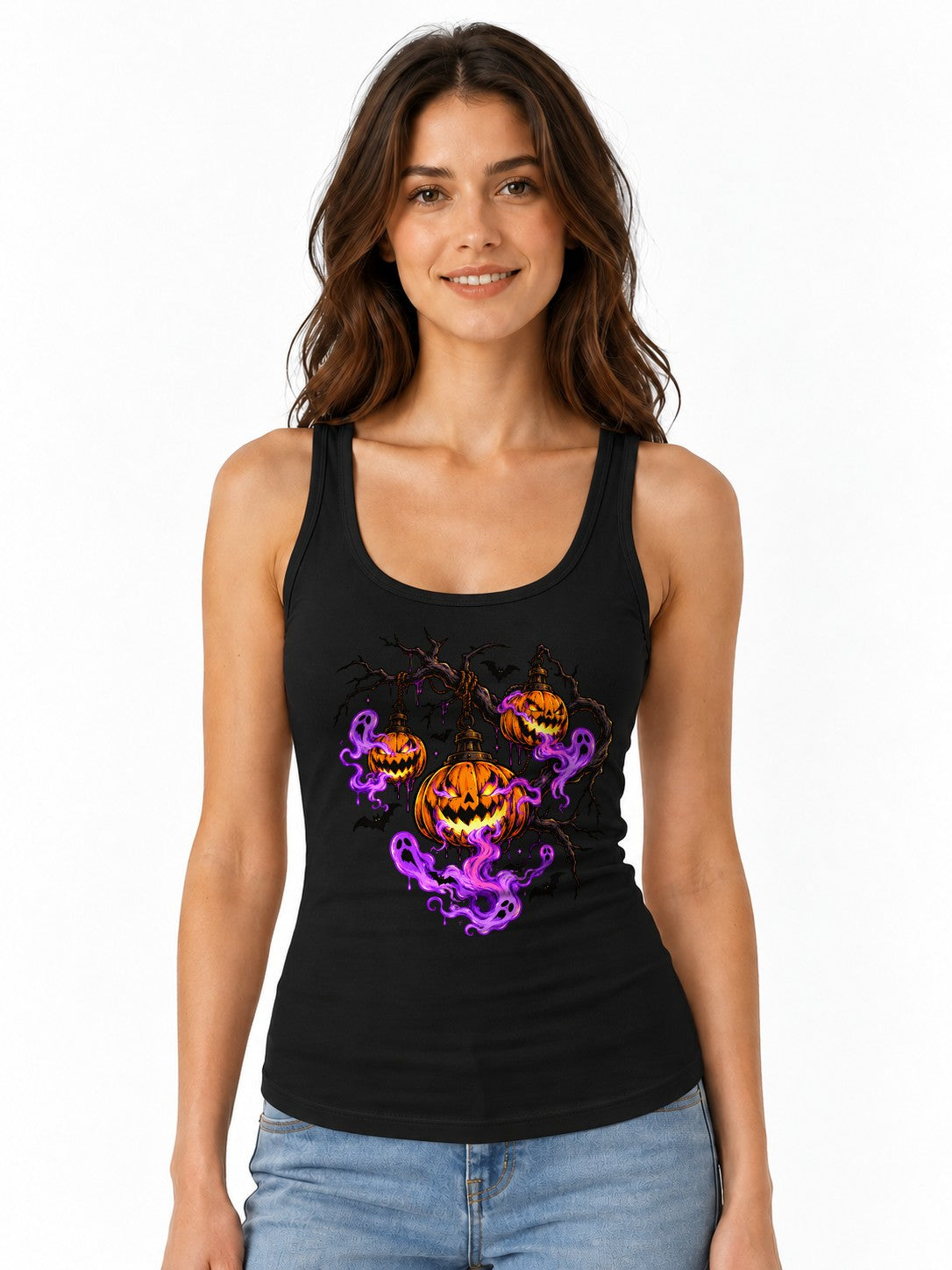 Haunted Pumpkin Lanterns - Black