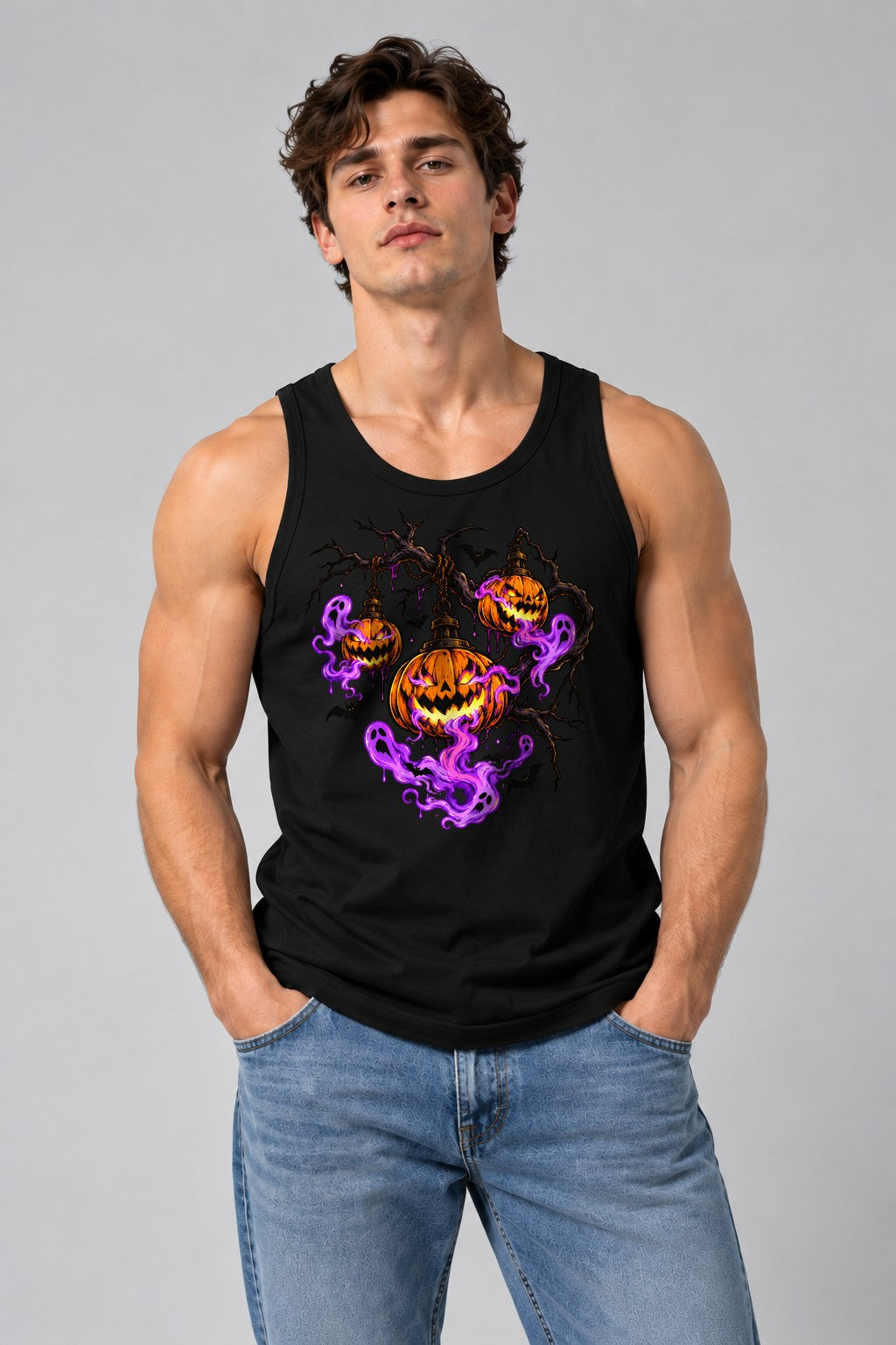 Haunted Pumpkin Lanterns - Black