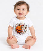Haunted Pumpkin Wreath - White
