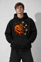 Haunted Pumpkin Wreath - Black