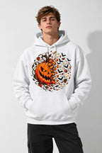 Haunted Pumpkin Wreath - White