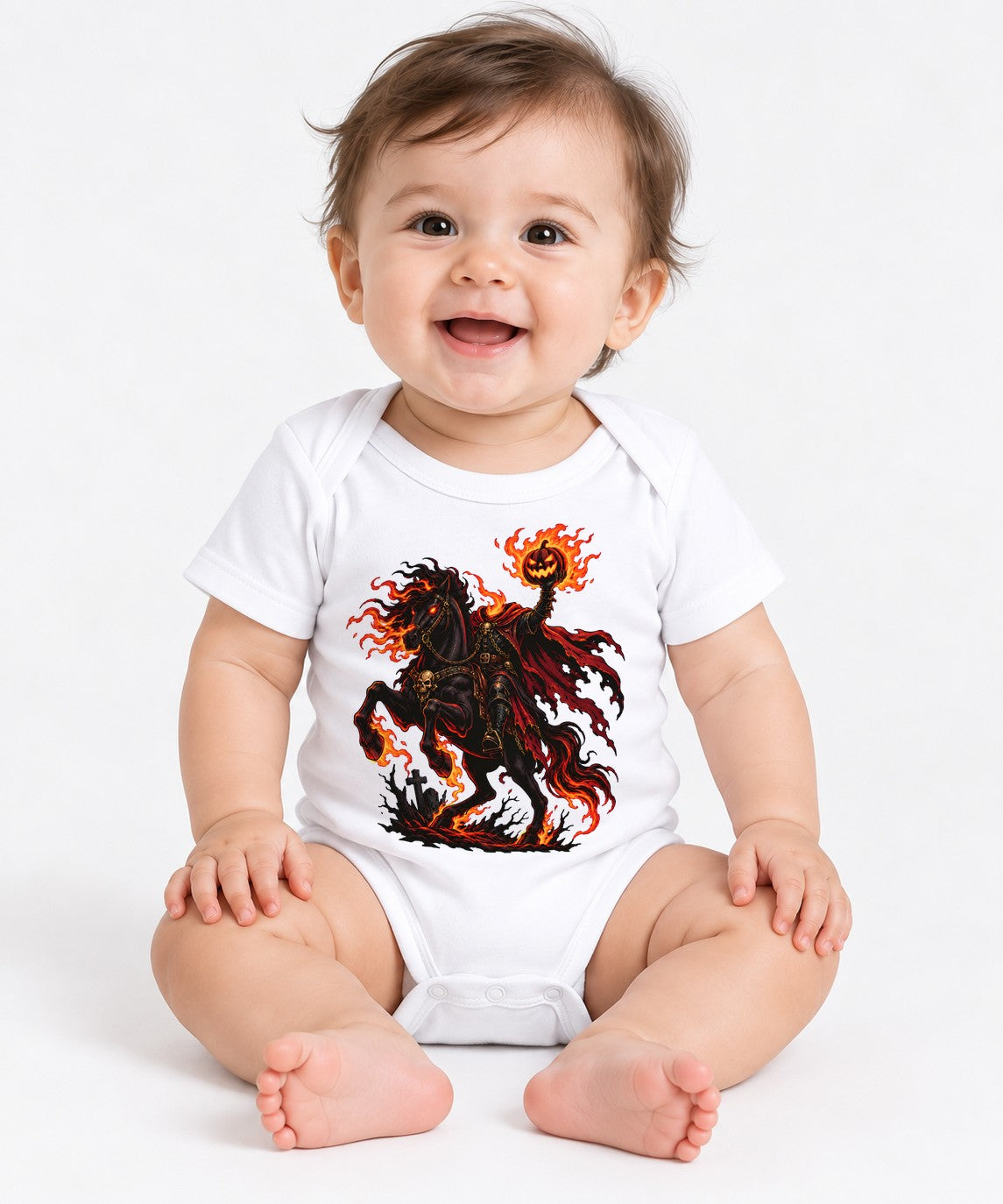Headless Horseman Rider - White