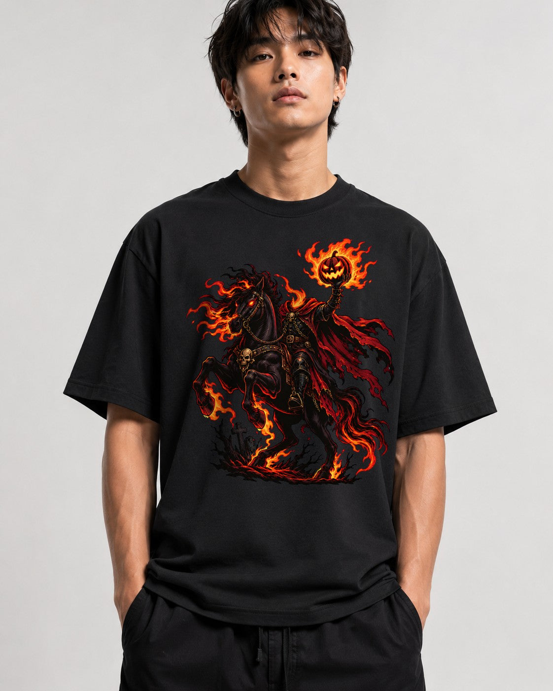 Headless Horseman Rider - Black