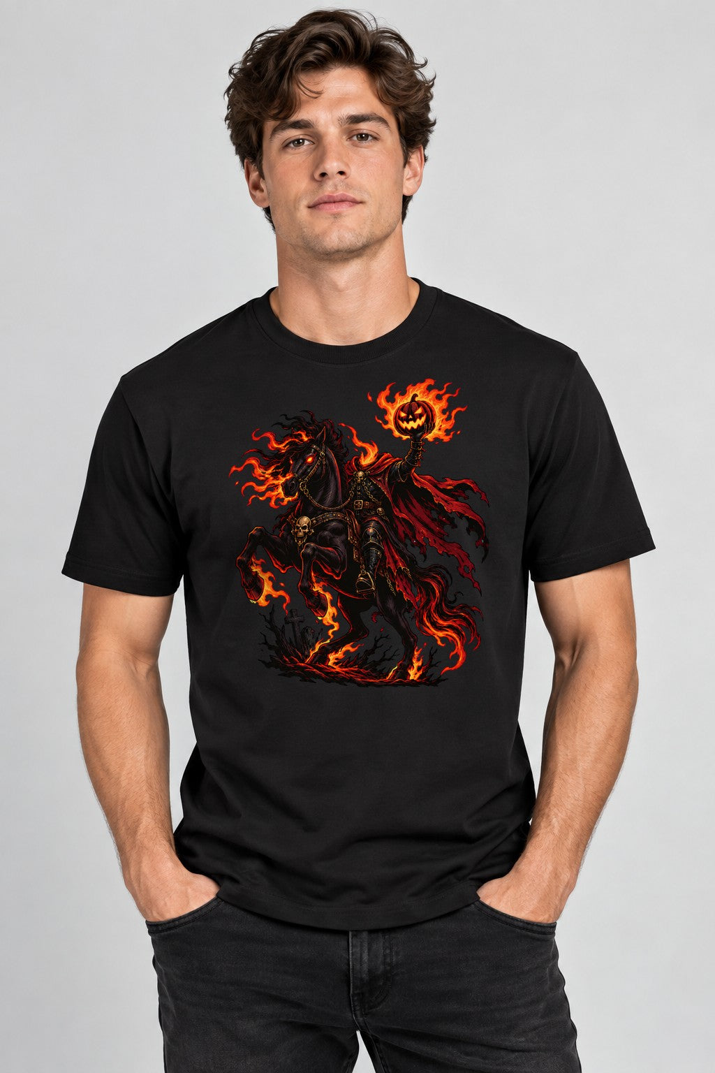 Headless Horseman Rider - Black