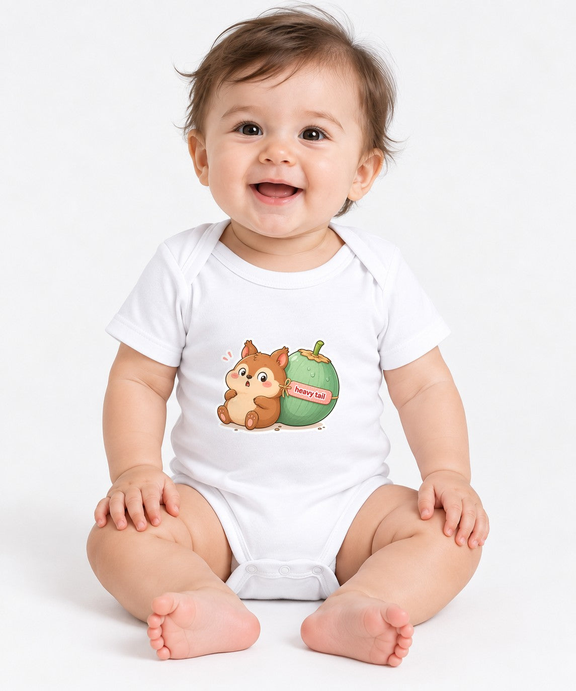 Heavy Tail Squirrel - White