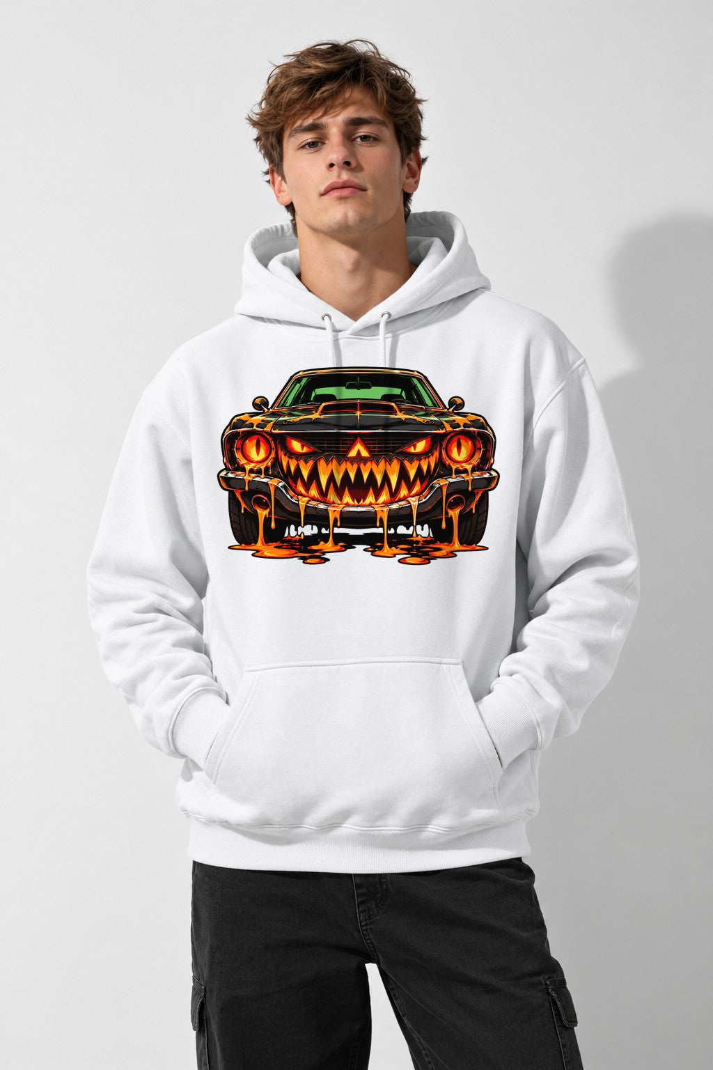 Hell Ride Monster Car - White