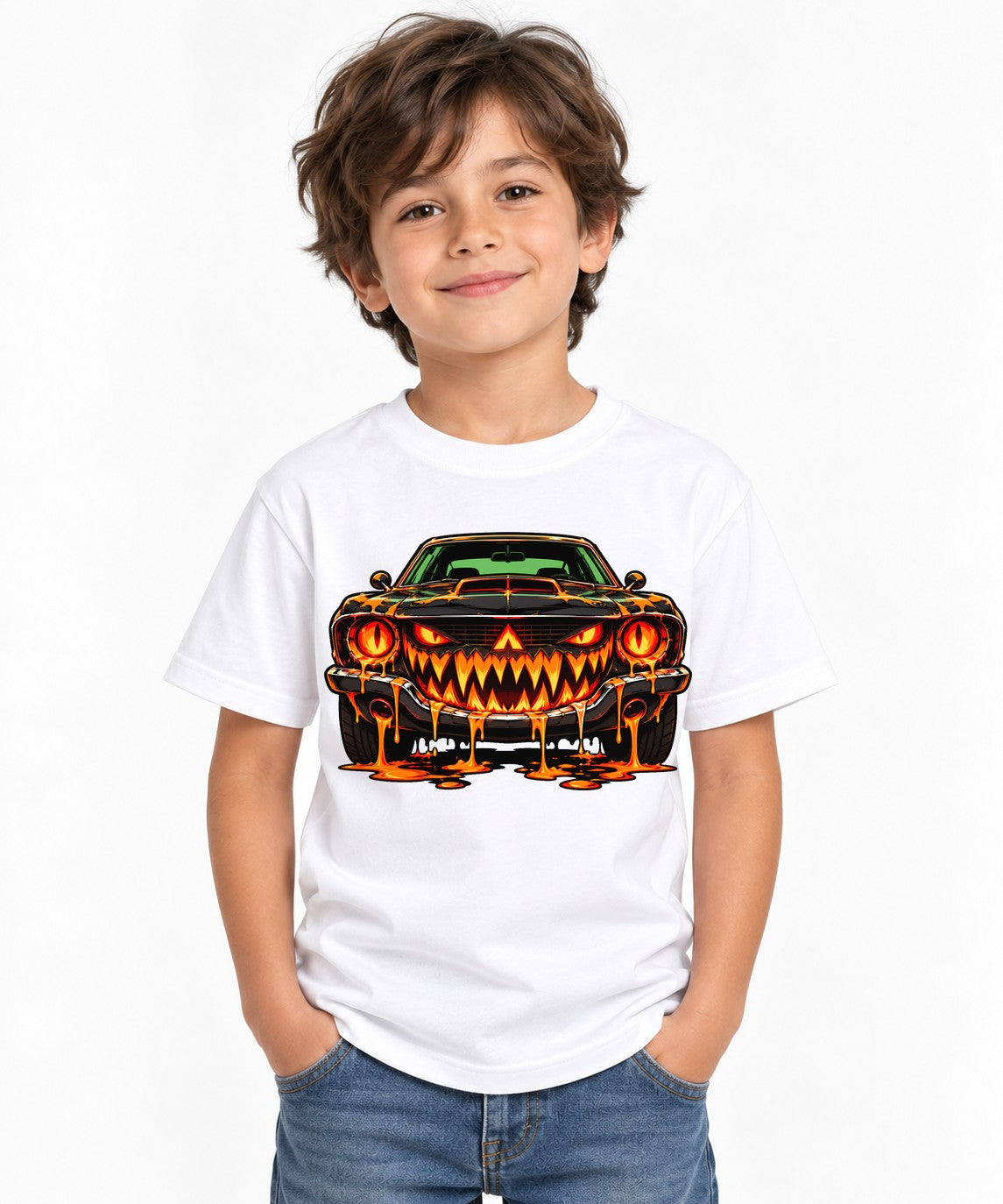 Hell Ride Monster Car - White