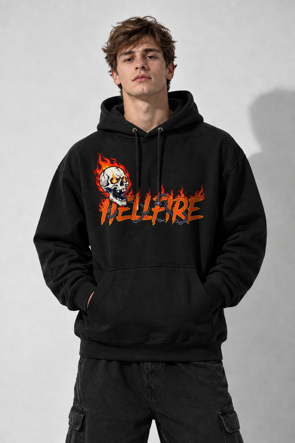 Hellfire Skull - Black