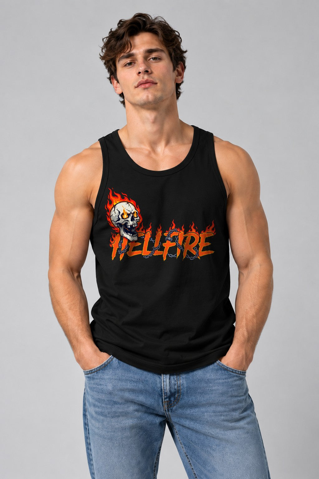 Hellfire Skull - Black