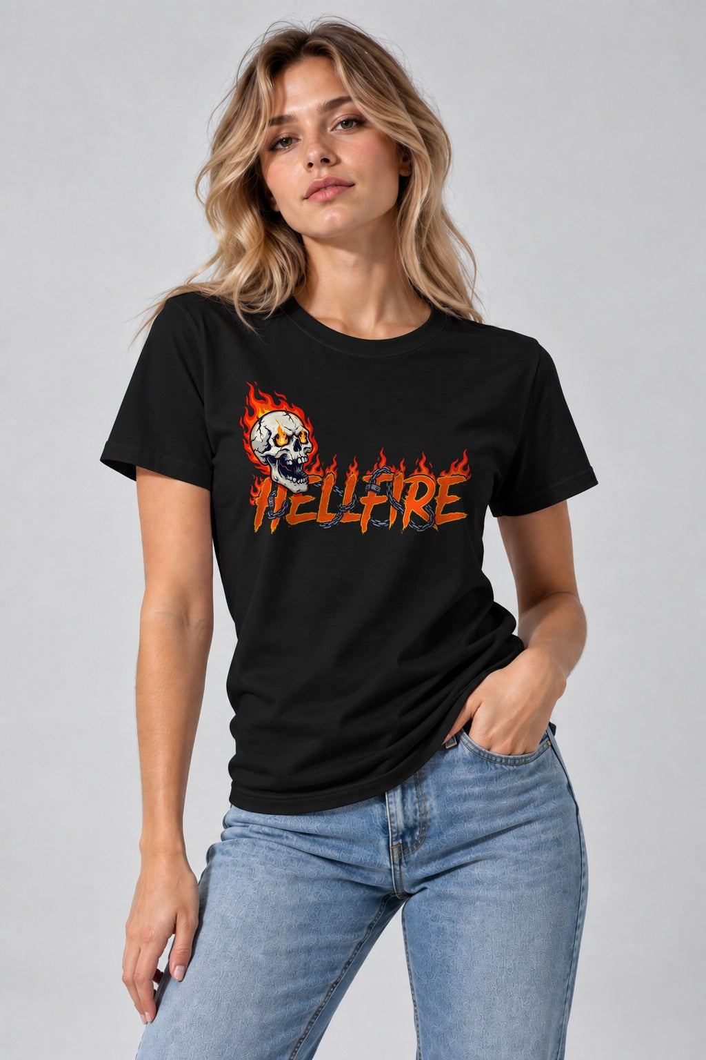 Hellfire Skull - Black
