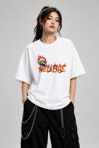 Hellfire Skull - White