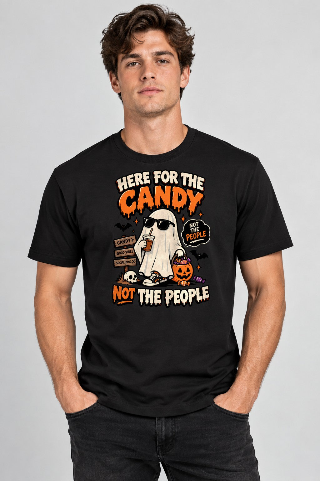 Here For The Candy - Black