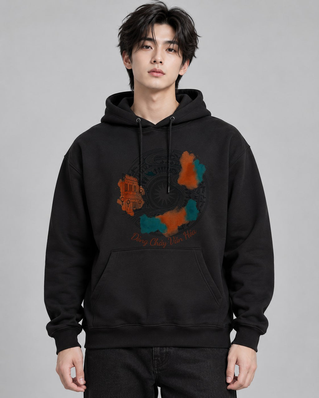 Heritage Flow Art - Black