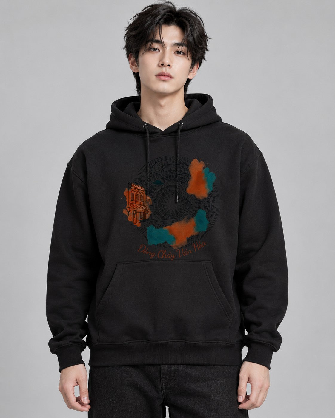 Heritage Flow Art - Black