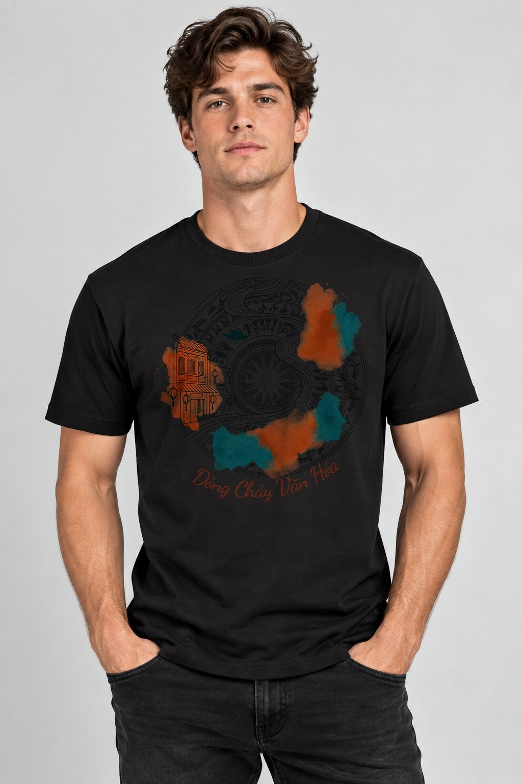 Heritage Flow Art - Black