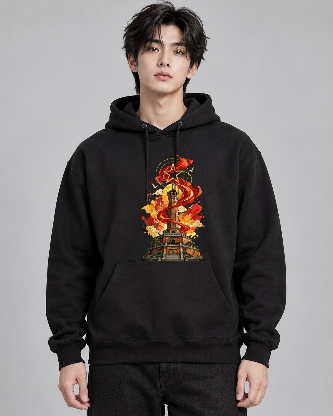 Historic Flag Tower - Black