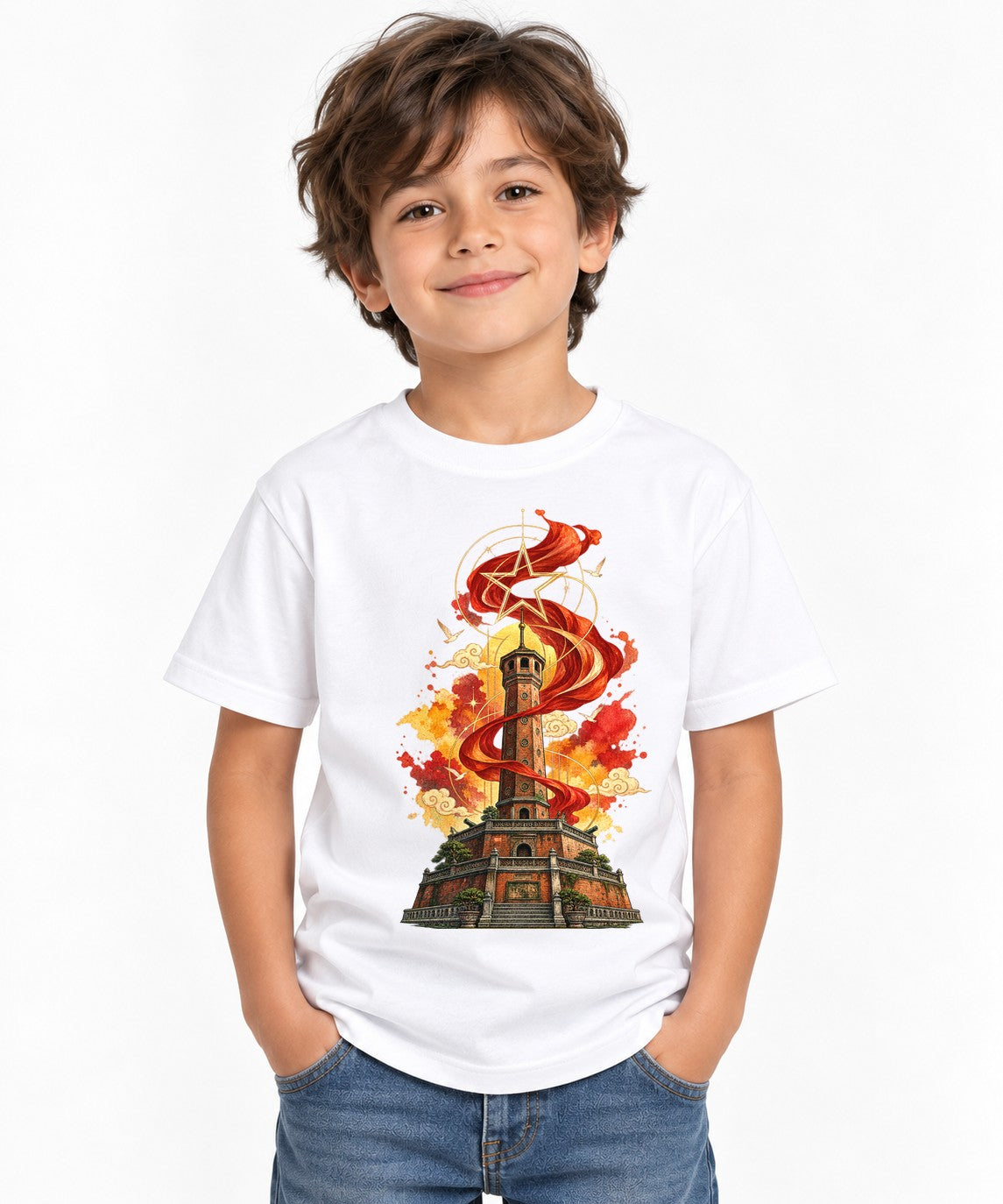 Historic Flag Tower - White