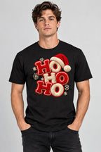 Ho Ho Ho Santa - Black