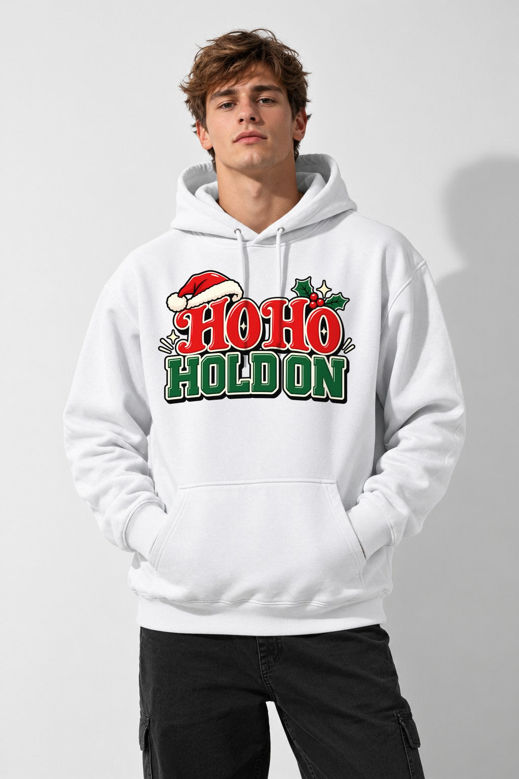 Ho Ho Hold On - White