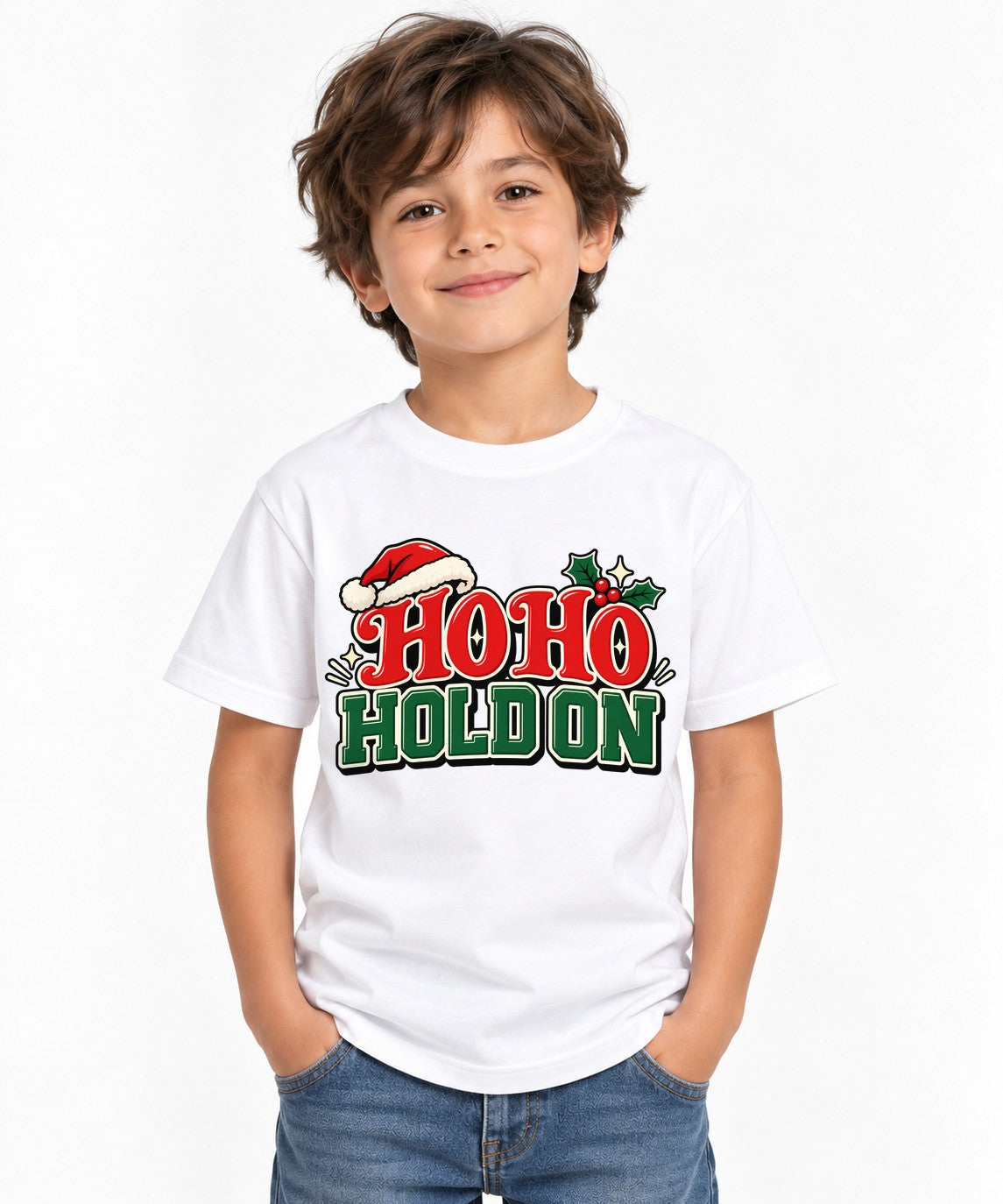 Ho Ho Hold On - White