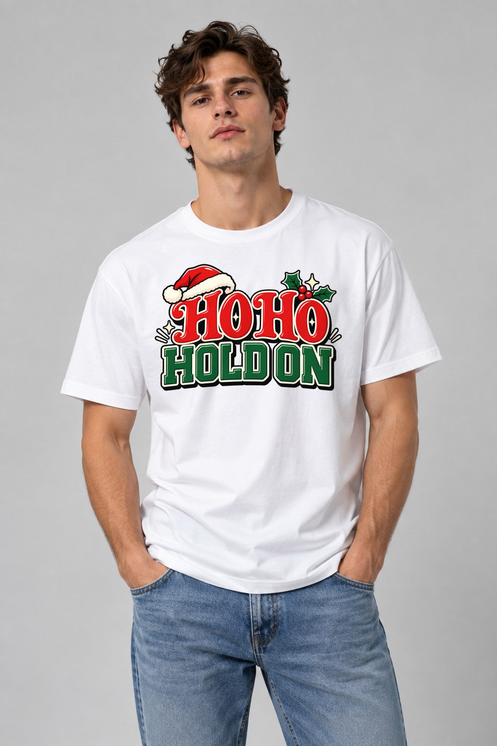 Ho Ho Hold On - White