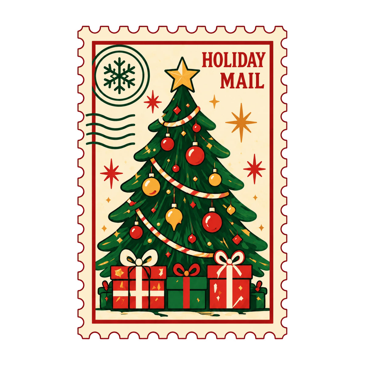 Holiday Mail Stamp
