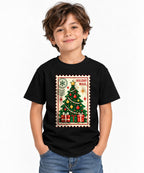 Holiday Mail Stamp - Black