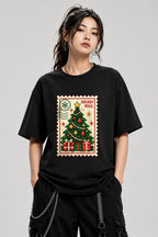 Holiday Mail Stamp - Black
